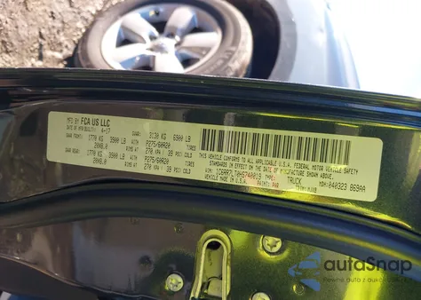 2017 Ram 1500 Big Horn 4X4 5'7 Box from USA, damaged, VIN 1C6RR7LT0HS740019